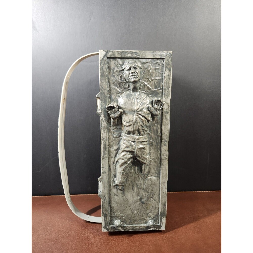 Star Wars Han Solo in Carbonite carrying case, featuring a detailed 3D sculpted